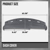 G-PLUS TPE Dash Cover Dashboard Compatible with Dodge Ram 1500 2500 3500 Truck 1994-1997 Gray