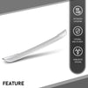 G-PLUS Front Bumper Spoiler Face Bar Trim Molding Pad Compatible with Toyota RAV4 2016-2018 5271142110B0, TO1094103 Silver