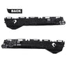 G-PLUS Rear Bumper Retainer Bumper Support Bracket Left & Right Side Compatible with Toyota Yaris CE L LE SE 2012-2014 5257552171, TO1133120, 5257652151, TO1132120 Set of 2