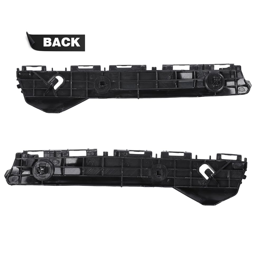 G-PLUS Rear Bumper Retainer Bumper Support Bracket Left & Right Side Compatible with Toyota Yaris CE L LE SE 2012-2014 5257552171, TO1133120, 5257652151, TO1132120 Set of 2