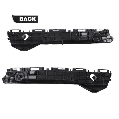 G-PLUS Rear Bumper Retainer Bumper Support Bracket Left & Right Side Compatible with Toyota Yaris CE L LE SE 2012-2014 5257552171, TO1133120, 5257652151, TO1132120 Set of 2
