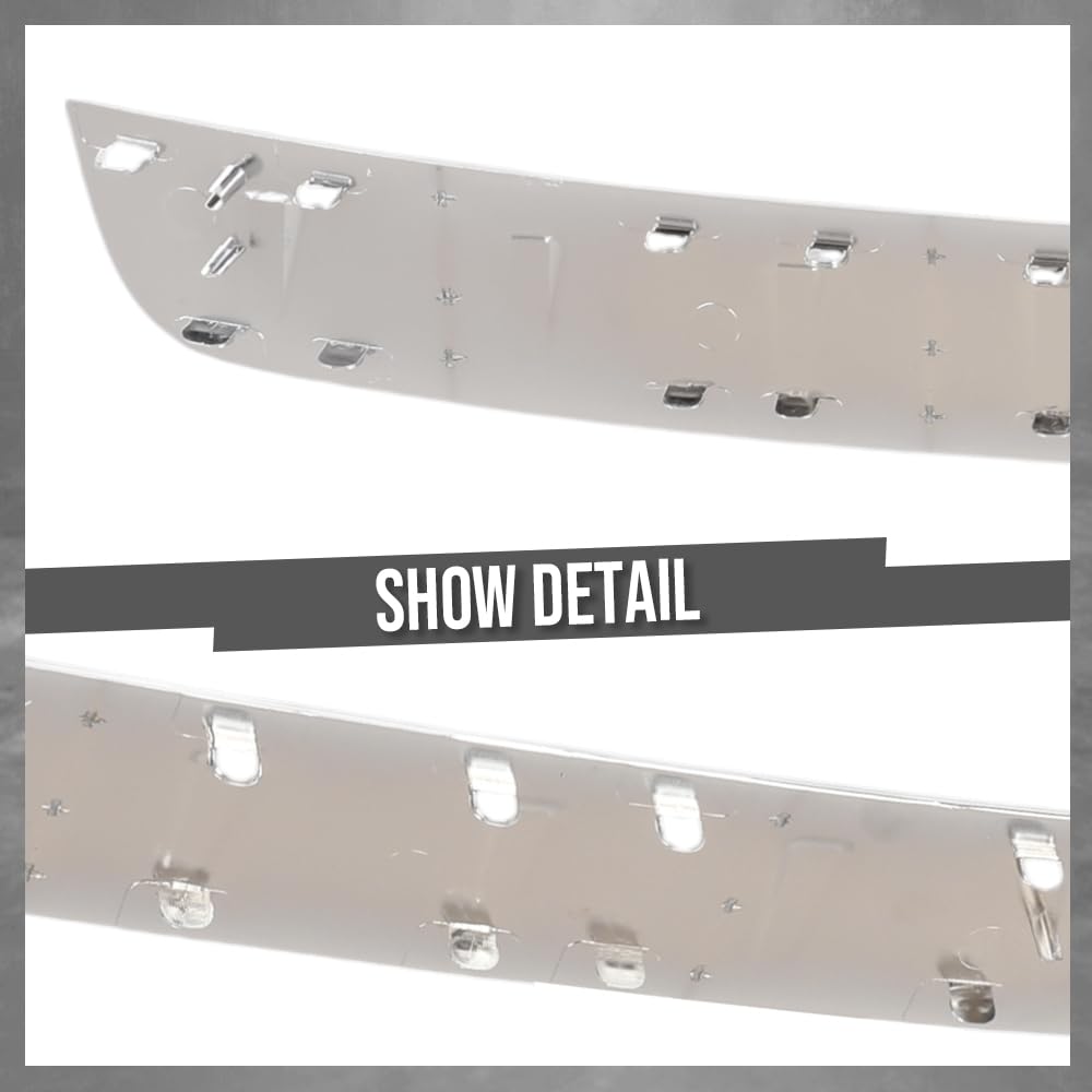 G-PLUS Rear Bumper Step Plate Scuff Pad Compatible with Benz X247 GLB250 2020-2024 A2478859800, A2478852106 Silver