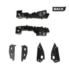G-PLUS Front Bumper Brackets 6PCS for Chevy Malibu 2016-2018 Support Retainer Side View