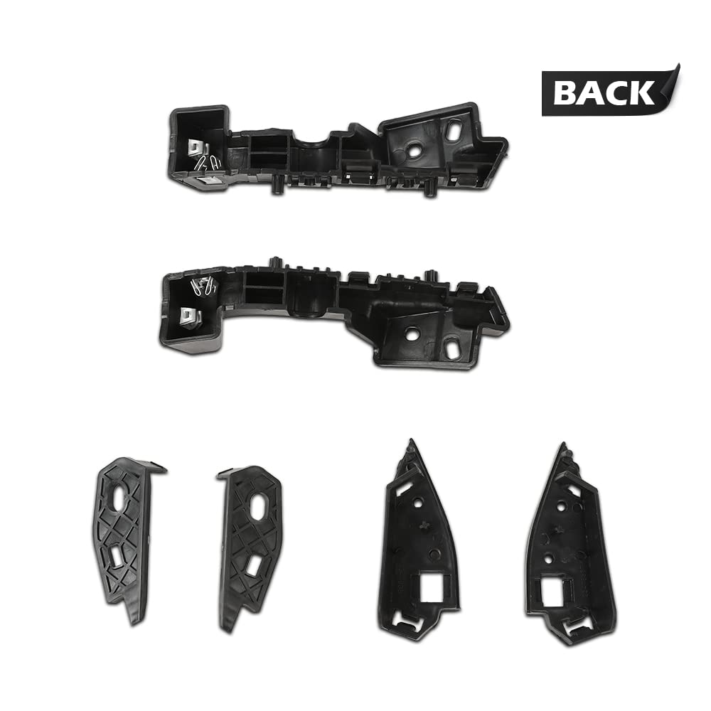 G-PLUS Front Bumper Brackets Retainer Support 6pcs Compatible with 2016-2018 Chevy Malibu Front Driver & Passenger Side Bumper Brackets 20809859 20809860