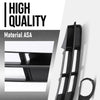 G-PLUS Front Bumper Lower Fog Light Grille Covers Pair Compatible with Audi Q7 Standard Base Model 2010 2011 2012 2013 2014 2015 (Not Fit Audi Q7 S-Line Model) 4L0807681B, 4L0807682B Black