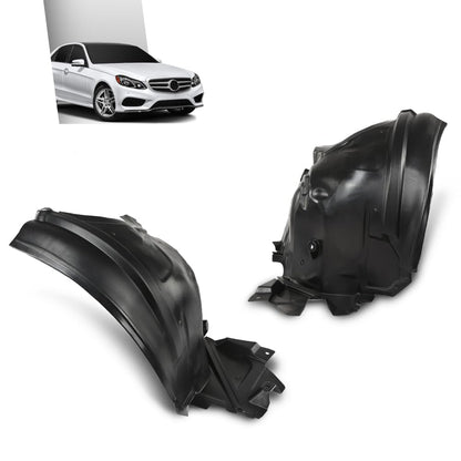 G-PLUS Fender Liner Front Left & Right Side Set Fit Benz E250 (submodel: Bluetec, Bluetec 4Matic) 2014-2016,Fit Benz E300 4Matic 2012-2013, 2015,Fit Benz E350 4Matic 4-Door, Wagon 2011-2014