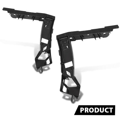 G-PLUS Front Driver and Passenger Side Bumper Bracket Compatible with Lincoln MKZ Base/Select 2017-2020 FO1043150, FO1042150, HP5Z17C947C, HP5Z17C947D Black