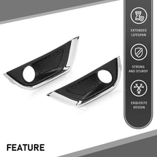 G-PLUS Bumper Fog Light Covers Bezel Compatible with Jeep Compass 2017-2019 Pair Product Specifications