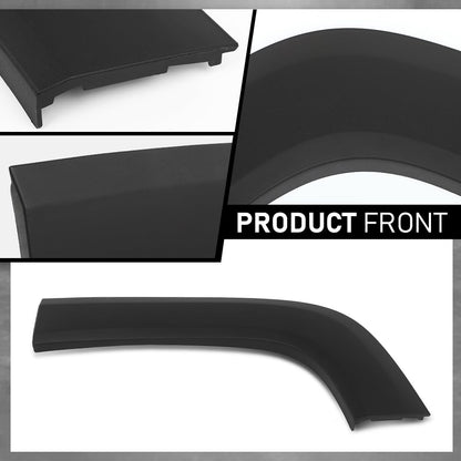 G-PLUS Rear Door Molding Fender Flare Trim Compatible with Jeep Renegade 2015-2023 Fender Flares Wheel Opening Panel 5XB67LXHAA, CH1790104 Driver Side