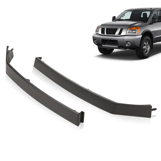 G-PLUS Headlight Molding Trim Lower Filler Driver and Passenger Side Compatible with Nissan Armada 2005-2015/Fit Nissan Titan 2004-2015/Fit Infiniti QX56 Base 2004-2010 622347S300 622357S300