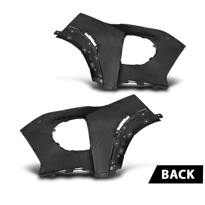 G-PLUS Front Bumper Cover Driver Left and Right Side Compatible with Chevy Trailblazer 2021-2022 NOT Fit RS Model 42749518, 42749517, 42772013, 42772012 Black