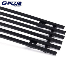 G-PLUS Front Bumper Grille Insert for Nissan Maxima 2009-2014 Black Billet Style Close-up View