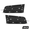 G-PLUS Bumper Grille Fog Light Cover Left & Right Side Compatible with Cadillac XTS 3.6L 2013-2017,Fit Models With Daytime Running Light 20901633, 20901632, GM1039149, GM1038149 Chrome Black