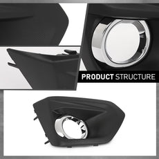 G-PLUS Fog Light Bezel for Subaru Impreza 2012-2014 Chrome Right Side Product Features