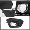 G-PLUS Right Fog Light Lamp Bezel w/Chrome Compatible with Subaru Impreza 2012-2014 57731FJ020