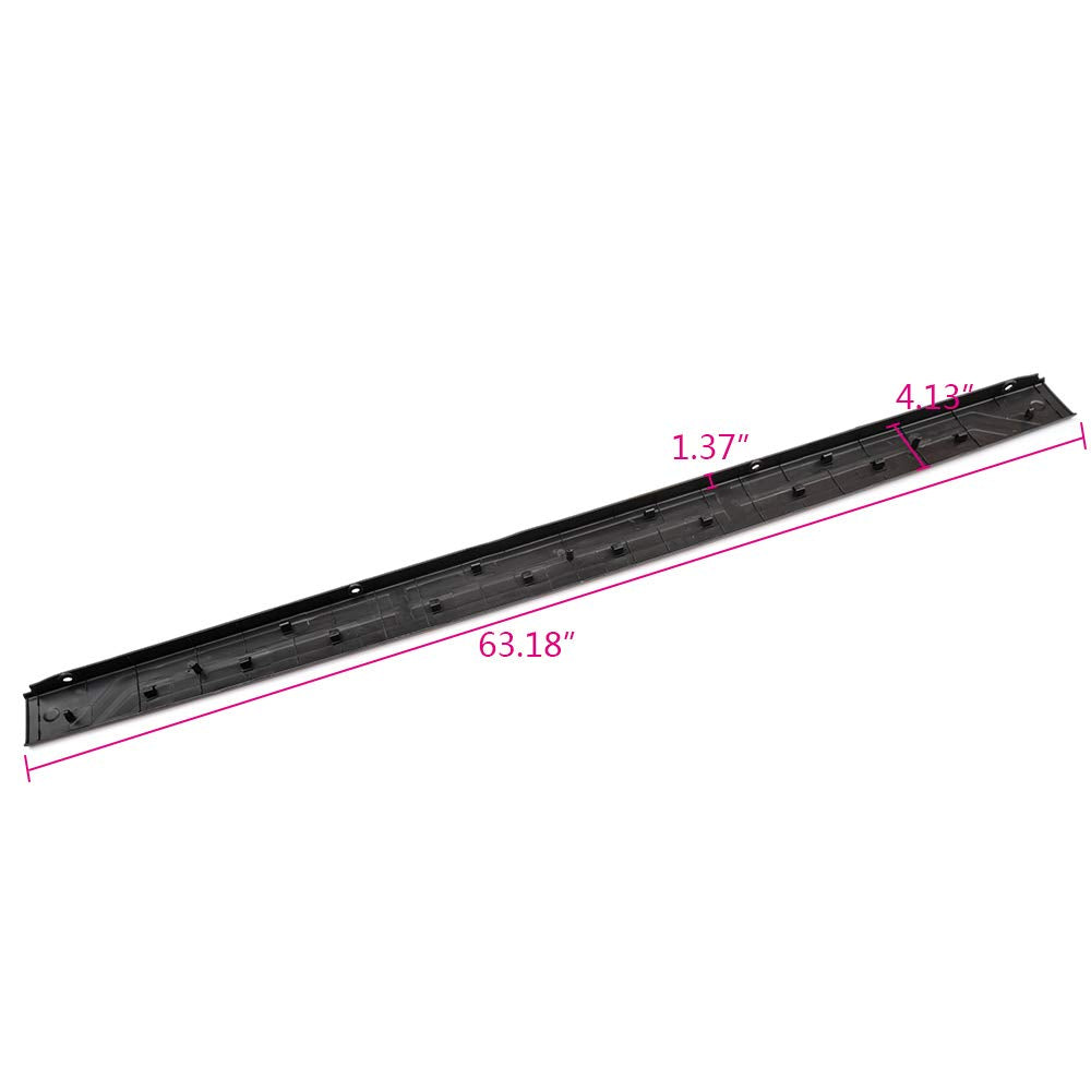 G-PLUS Tailgate Moulding Cap Protector Compatible with Toyota Tundra 2014-2018 Black Spoiler Top Cover 63.18" Length 5.26 ft TO1900146 65717-0C080