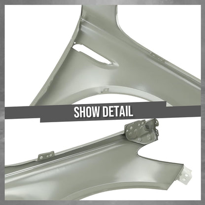 G-PLUS Front Left Driver Side Fender Assembly 1 Pc Compatible with Buick LaCrosse 2017 2018 2019 GM1240397, 26243592 Grey