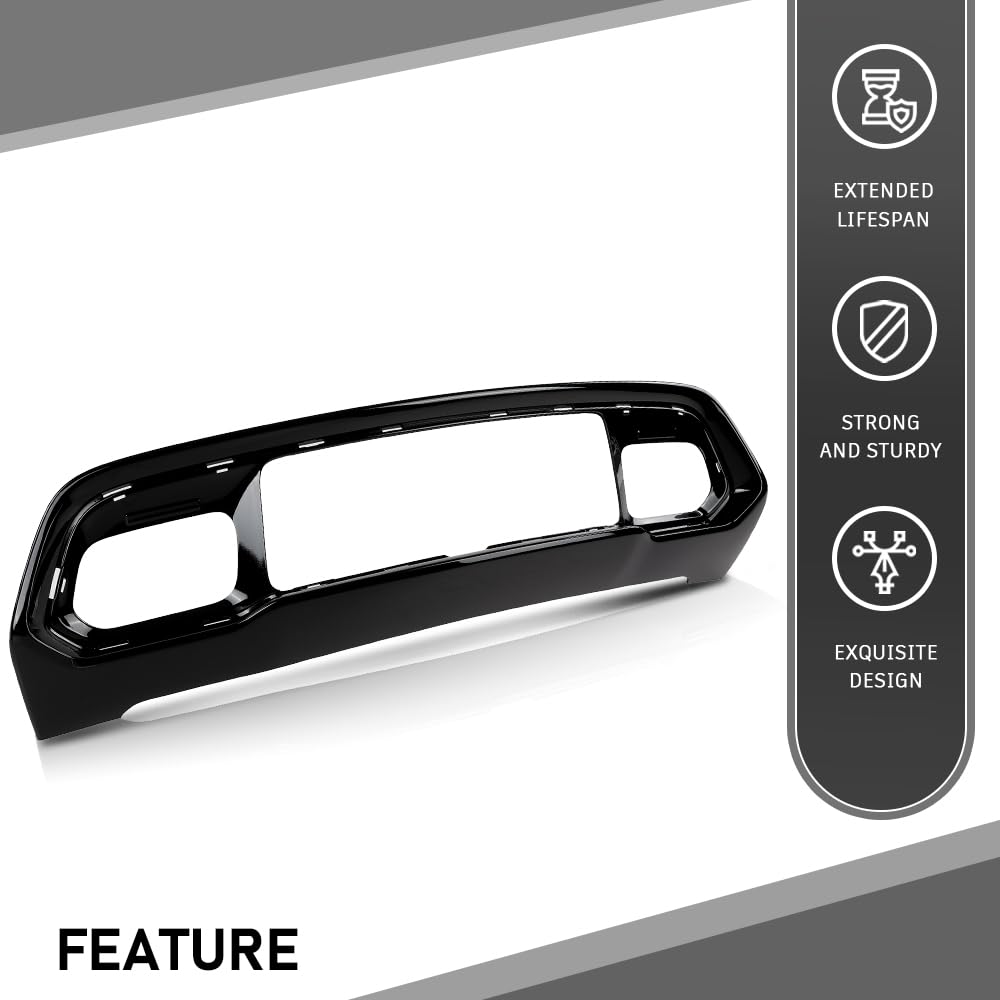 G-PLUS Bumper Grille Bezel Fascia Applique Compatible with Jeep Grand Cherokee 2016-2021 68310779AA
