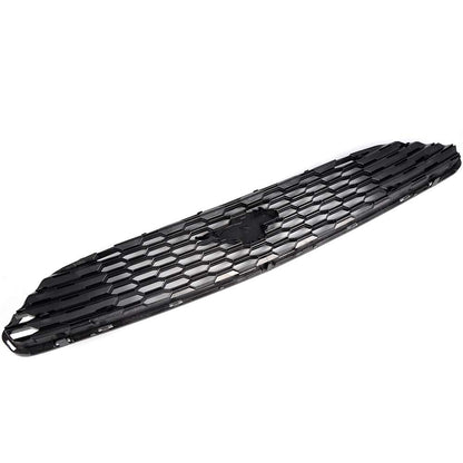 Front Upper & Lower Bumper Grill Mesh Hood Grille Replacement Black 2015-2017 Compatible For Ford Mustang GT 5.0L Without Emblem upgrade 2016
