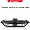 G-PLUS Front Upper Grille Assembly Compatible with 2020-2022 Honda CR-V CRV Honeycomb 71121TLAA60