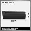 G-PLUS Rear Right Door Body Molding Trim, Compatible with Ford Explorer 2011-2014, Passenger Side, BB5Z7825556BA Black&Silver