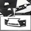 G-PLUS Front Bumper Kit 18PCS, Compatible with 2013-2015 LX RX350 RX450h to 2020+ RX TRD Style