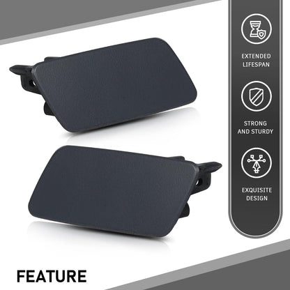 G-PLUS Headlight Headlamp Washer Nozzle Jet Cover Cap Compatible with Range Rover Sport 2014-2017