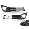 G-PLUS Fog Light Lamp Bezel Cover Grille molding Compatible with 2012 2013 2014 CAMRY SE 5212806290, 5212706290, 5271306040, 5271206040 TO2602101, TO2603101