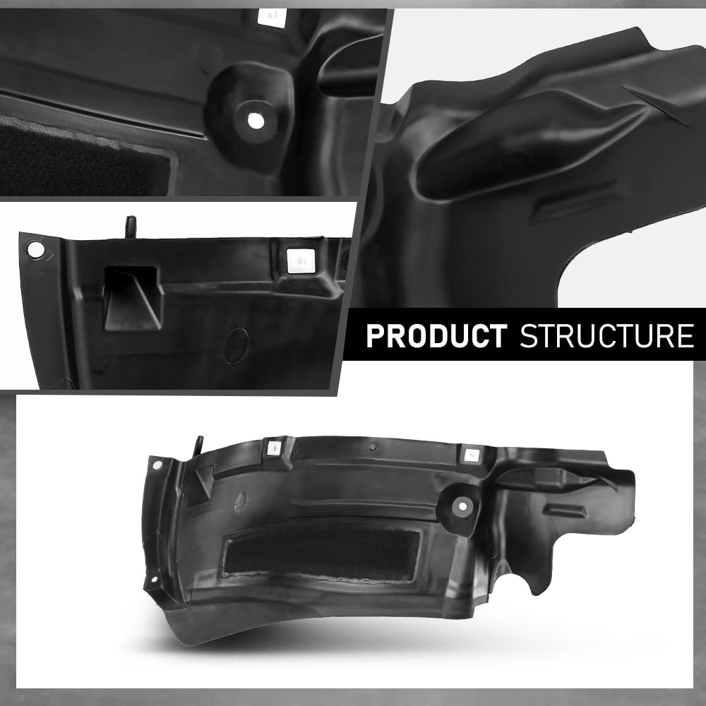 G-PLUS Front Left Fender Liner Wheel Spoiler, Compatible with Audi A7 Quattro 2012-2015, Fit Audi S7 2013-2015, 4G8853887C