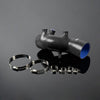 G-PLUS Silicone Induction Intake Hose Kit Clamps Compatible With Toyota Supra 86-92 MK3 MA70 7MGE/7MGTE (Black)
