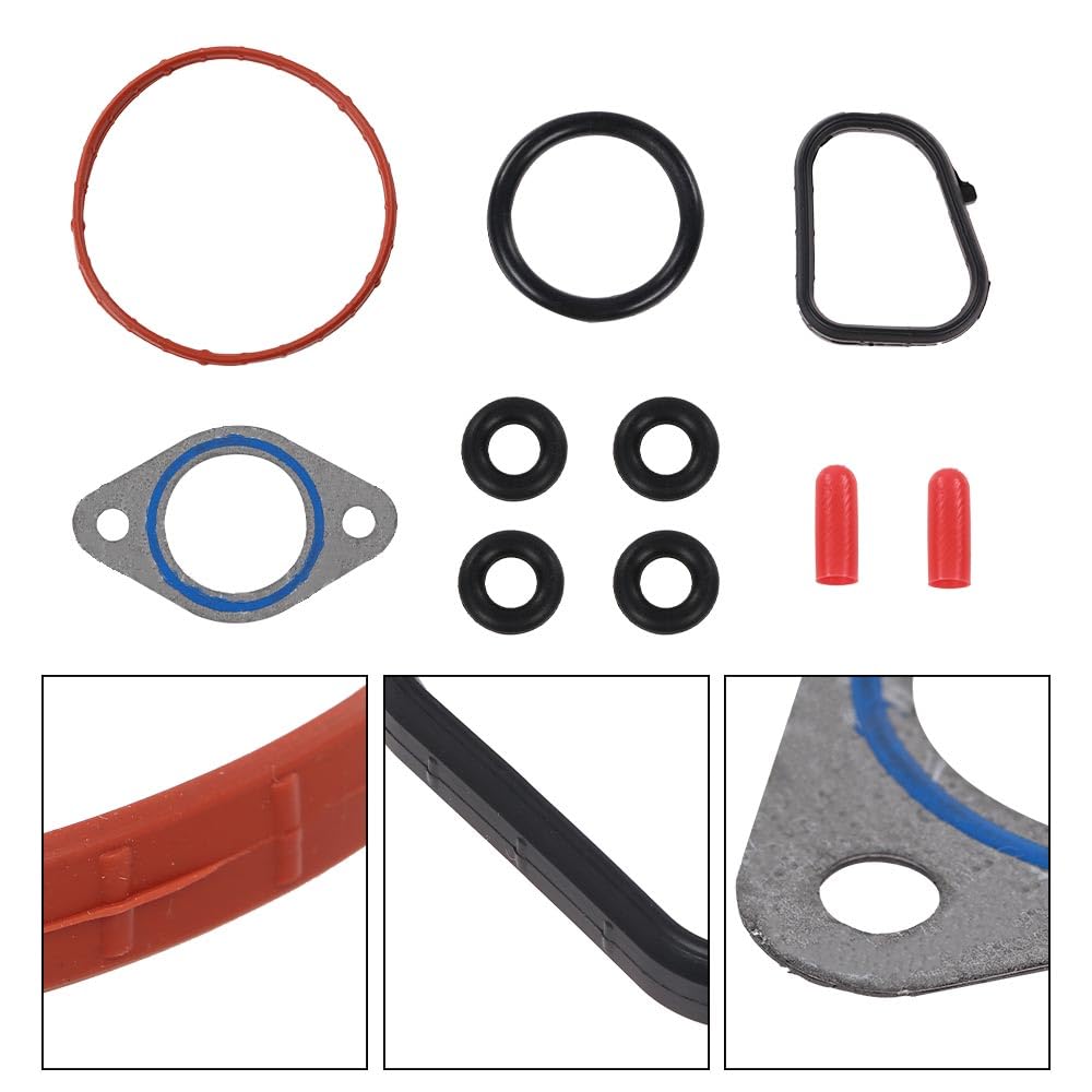 G-PLUS Head Gasket Set Bolts Compatible with 2011-2014 Chrysler 200/Fit 2008-2014 Dodge Avenger/Fit 2007-2009 Dodge Caliber/Fit 2007-2017 Jeep Compass Patriot HS26332PT HS26332PT-1 (61-Piece Set)