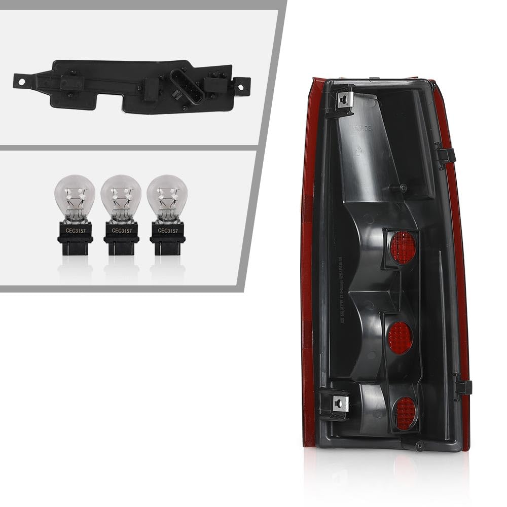 G-PLUS Tail Lights Assembly Fit 1988-1999 Chevy/GMC C/K 1500/2500/3500