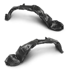G-PLUS Fender Liner 2PCS for Toyota Highlander 2008-2010 Front Black