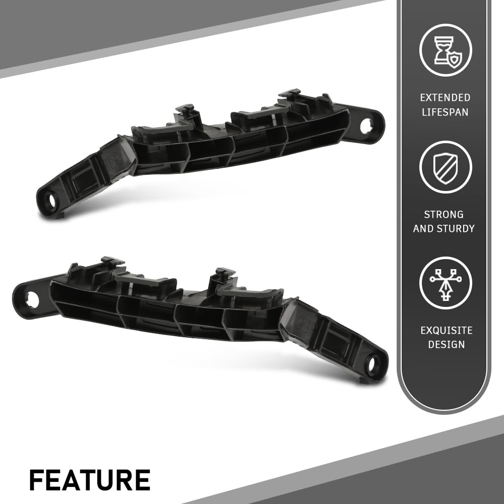 G-PLUS Rear Bumper Face Bar Support Retainer Bracket Compatible with Toyota RAV4 2019-2023,Not Fit Models with Running Boards or Flare Fender Cladding,Only Fit Models with Ground Effects 525620R070