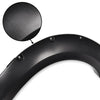 G-PLUS 6PCS Fender Flares Compatible with Ford Ranger T6 XL XLT 2011-2018 (2015-UP Model Must Remove The Factory Mudflaps) Wheel Opening Molding Arch Trim, Smooth Riveted Style