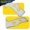 G-PLUS Frame Support Kit Compatible With 73-87 4WD Chevy/GMC C/K10/K15 /K25/K35,Steering Box Frame Support Bracket Repair 2 PCS