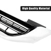G-PLUS Front Bumper Upper Hood Grille Compatible with Honda Accord Sedan 2013 2014 2015 Replacement Black & Chrome Grill 71121T2FA01, HO1200214