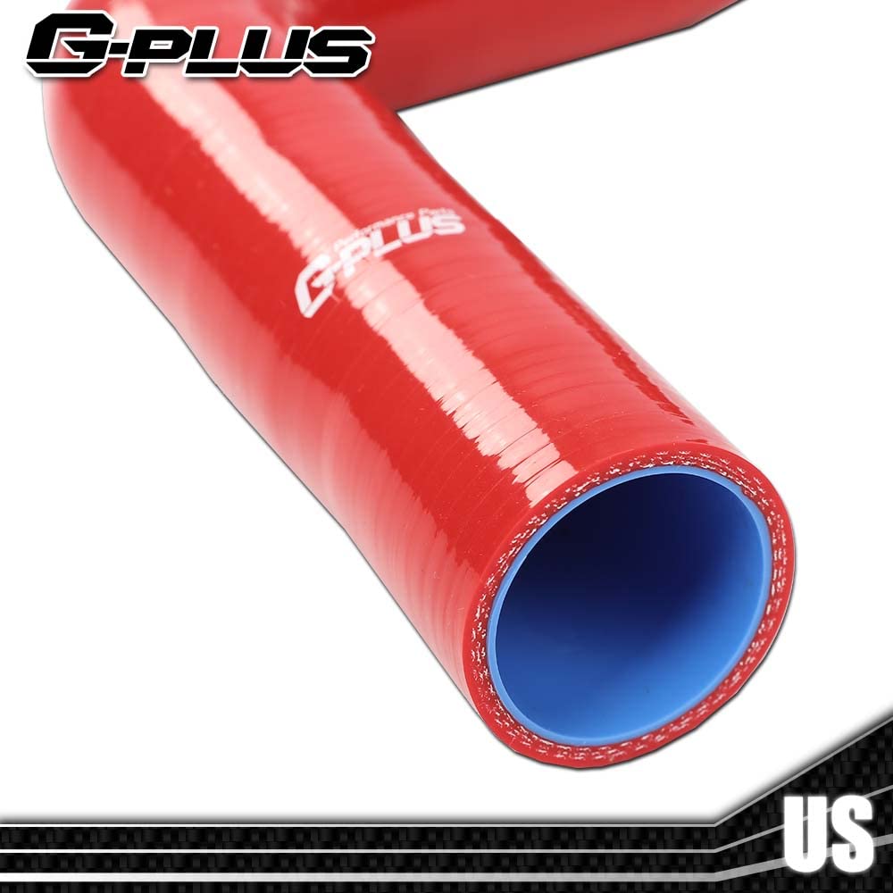 G-PLUS Radiator Hose Kit Compatible with Massey Ferguson Mf203,205 235 Diesel,Mf35,135 Diesel & Gas Red