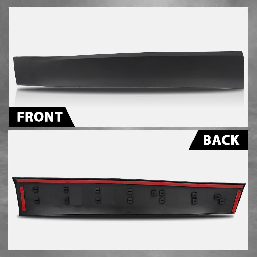 G-PLUS Front Driver Side Door Molding Compatible with Jeep Cherokee 2014-2018 Black 6VX67RXFAC