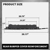 G-PLUS Rear Bumper Reinforcement Bumper Face Bar Retainer Bracket Brace Mounting Compatible with Jeep Cherokee 2014-2018,Fit For Models With Single Exhaust
