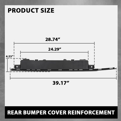 G-PLUS Rear Bumper Reinforcement Bumper Face Bar Retainer Bracket Brace Mounting Compatible with Jeep Cherokee 2014-2018,Fit For Models With Single Exhaust