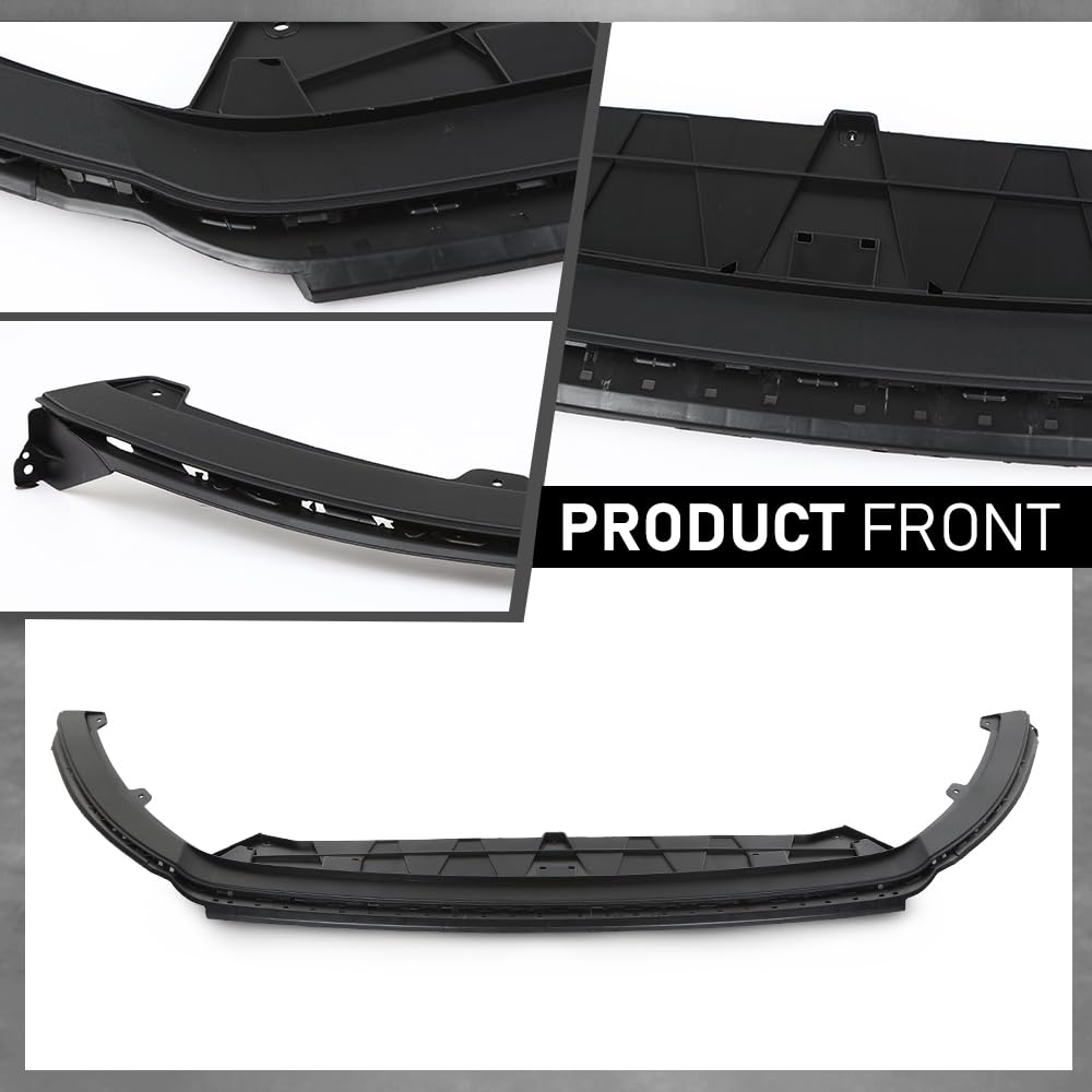 G-PLUS Front Lower Valance Spoiler Black 1pc Compatible with Volkswagen CC 2013-2017 3C88059039B9, VW1093125