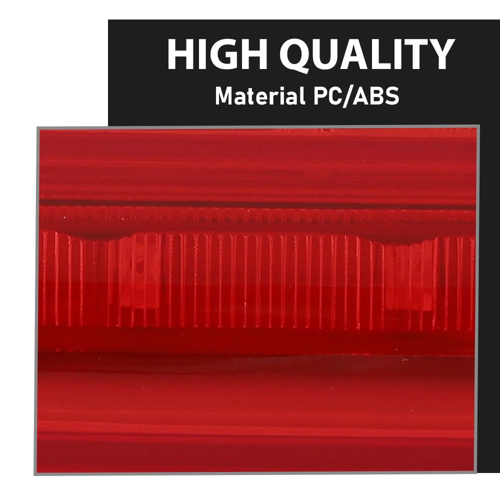 G-PLUS LED 3rd Brake Light, Compatible with Mini Cooper Clubman/Cooper Clubman 1.6L L4-Gas 2008-2013, Rear Third Lamp Red Lens, 63257167413