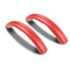 G-PLUS Universal 15" Steering Wheel Cover Compatible with Most Car, trucks, SUV, sedans Car Anti-skid Steering Wheel Cover Steering Wheel Grip Protector 2 PCS (Red)