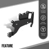 G-PLUS Left Headlight Bracket Compatible with Chevy Corvette C5 1997-2004 16523679, 16523681 Black
