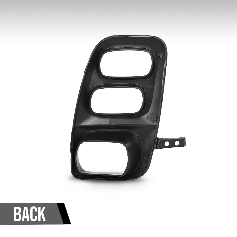G-PLUS Fog Light Covers Front Driver Left Side Compatible with Honda Odyssey (submodel: Elite, Touring) 2021 2022 2023 2024 71107THRA60, HO1038162 Black