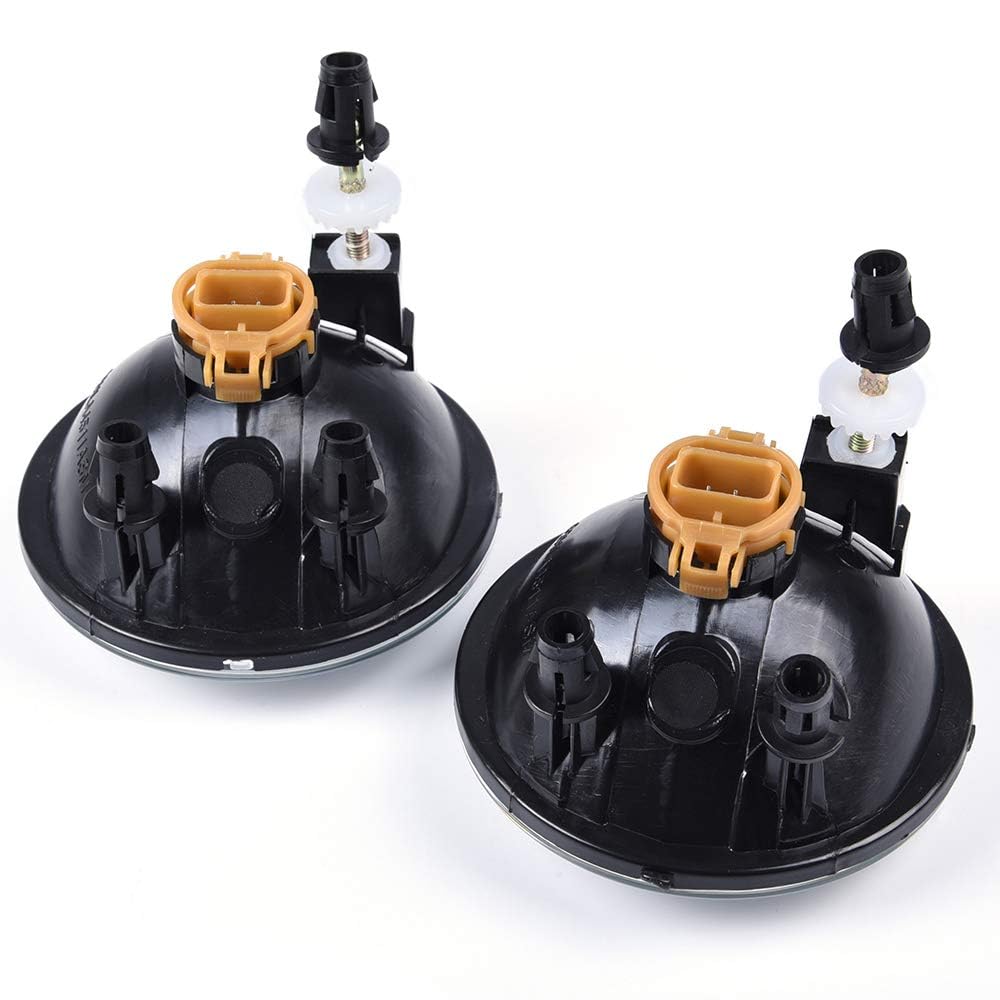 G-PLUS Front Bumper Fog Light Kit Compatible With Chevy Camaro 2010-2013 (NOT Fit For ZL1 Models or RS (RALLY SPORT) Models),Driving Fog Lamps Wiring & Switch Kit (Smoky Lens)