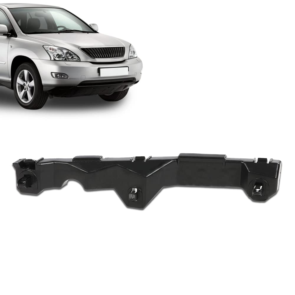 G-PLUS Right Passenger Side Bumper Bracket Set Compatible with 2004-2006 RX330 Base 2007-2009 RX350 Base 2006-2008 RX400h Base 521450E010 LX1033103