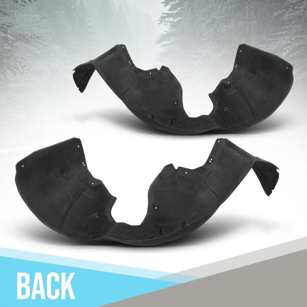 G-PLUS Front Inner Fender Liners Set of 2 Compatible with Chevy Camaro 2016 2017 2018 2019 2020 2021 2022 GM1248295, GM1249295, 84169274, 84169275 Black