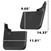 G-PLUS Mud Flaps, Compatible with Ford F150 2004-2014, w/o The Factory Wheel Lip Moldings Splash Guards Mudguards Front Rear 4PCS Heavy Duty Molded No Drill CL3Z-16A550-C, CL3Z-16A550-F